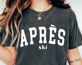 Apres Ski Shirt, Apres Ski Sweater, Gifts for Skier, Gifts for Ski Bums, Winter Sport Sweater, Extreme Sport Sweater,Gıft For Her