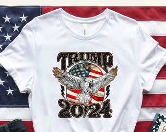 Trump 2024 MAGA Distressed Unisex Shirt,MAGA Shirt,Donald Trump 2024, Republican Shirt, Republican Gift, Patriot Shirt,Gıft For Her,