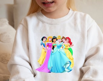 Princess Sweatshirt,Kids Disney Castle,Disney Girl Trip,Princess Shirt, Princess Castle, Disney Family Trip, Princess Castle