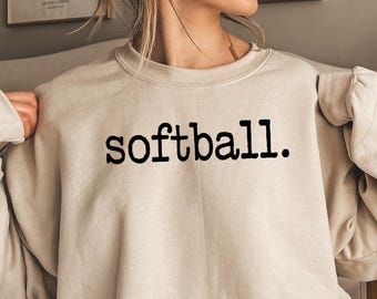 Softball Sweatshirt, Personalized Softball Sweat, Softball Team Name Sweatshirt, Softball Sweatshirt, Game Day Shirt, Softball Mom Gift