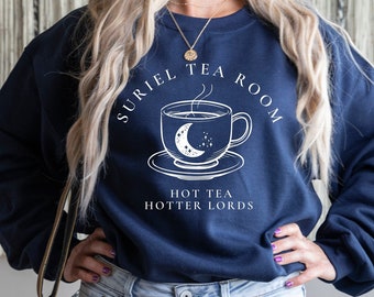 Suriel Tea Co Sweatshirt,Acotar Sweater,Bookish Sweat,Sarah J Maas Shirt,A Court Of Thorns And Roses Sweater,Suriel Tea Shirt,Acotar Shirt