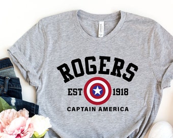 Rogers 1918 Shirt, Rogers Shirt, Avengers Shirt, Captain Shirt, Ste Rogers Shirt, Avengers Shirt, Superhero Shirt, Barnes Tee, rogers, parke