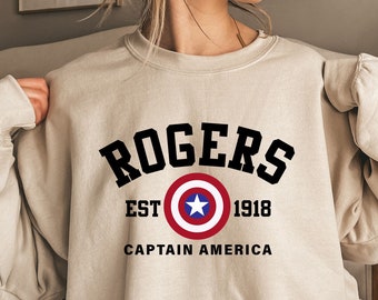 Rogers 1918 Sweatshirt, Rogers Sweatshirt, Winter soldier sweatshirt, Rogers 1918 Sweatshirt, Winter Soldier Sweater, Captain Shirt