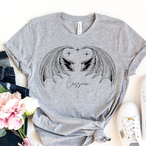 Cassian ACOTAR Tshirt, Velaris tshirt, Rhysand shirt, Nesta en Cassian, Feyre en Rhysand, vuiligheid shirt, Azriel, Illyrian Bat Boys, SJM