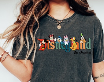 Comfort Colors Disneyland The Original Tshirt, Koszulka Mickey Disneyland, Koszulka Mickey and Friends, Koszulka Disneyland, Koszulka Disney dla kobiet i mężczyzn