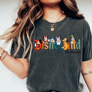 Comfort Colors Disneyland The Original Tshirt, Mickey Disneyland Shirt,Mickey and Friends Shirt,Disneyland Shirt,Disney Shirt for Women Men