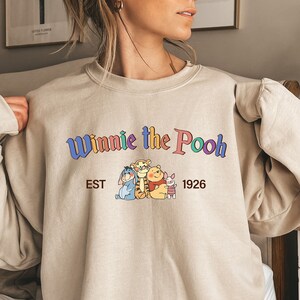 Winnie The Pooh EST 1926 Sweatshirt,Cute Pooh Bear And Friends Shirt,Retro Winnie The Pooh,Disney Pooh Bear Shirt,Walt Disney World Shirt