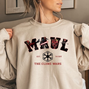 Maul Starwars Shirt, Star Wars Characters Shirts, Star Wars Shirts, Star Wars Maul Sweatshirt, Maul Star Wars Shirt