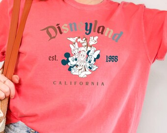 Comfort Colors® Disneyland California Shirt, Disneyland Est. 1955 Shirt, Disneyworld Shirt, Disney Shirt, Micky und Freunde Shirt, Disney Shirt