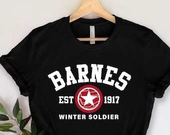 Bucky Barnes Shirt, Barnes 1917, Barnes T-shirt, Winter Soldier Shirt, Avengers Shirt, Super Hero Shirt, Captain Shirt, avengers shirt