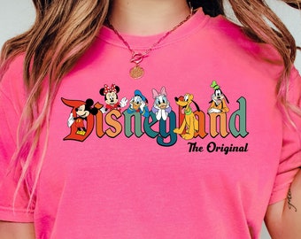 Comfort Colors Disneyland The Original Tshirt, Koszulka Mickey Disneyland, Koszulka Mickey and Friends, Koszulka Disneyland, Koszulka Disney dla kobiet i mężczyzn