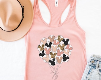 Disney Mickey Balloons Tank Top,Disneyland Tank, Disney Vacation Tank, Disney Magical Tank, Disney Family Trip,