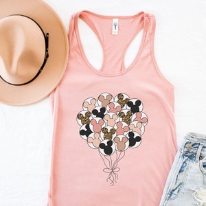 Disney Mickey Balloons Tank Top,Disneyland Tank, Disney Vacation Tank, Disney Magical Tank, Disney Family Trip,