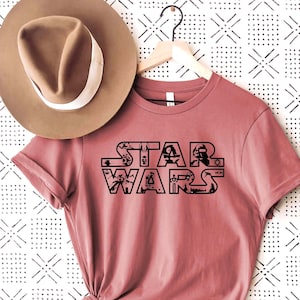 Camicia di Star Wars, Disney World,Darth Vader, Regalo di Star Wars, Star Wars Planets Simple Shirt-Disney adult shirt-Perfect park day