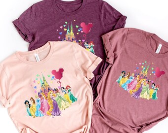 Princess Minnie Sweatshirt, Disney Princess Sweatshirt, Girl Disney Shirt, Princess Sweatshirt, Mickey Balloons Shirt, Disneyland Shirt