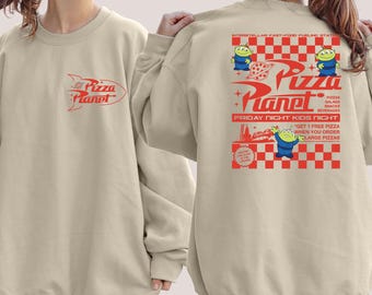 Pizza Planet Toy Story Shirt, Disney Aliens Sweatshirt, Pizza Planet Sweater, Toy Story Family Shirts, Funny Disney Pizza Shirt