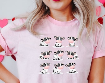 Cute Cow Tshirt, Gift For Farmers, Western Lover shirt, Cowboy Sweater, Cute Cowgirl Hoodie, Highland Cow Hoodie, Funny Cow tshirt