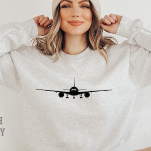 Airplane Sweatshirt,Travel Shirt,Gift for Traveler,Adventurer Gift,Airplane Shirt,Vacation Sweatshirt,Pilot Sweatshirt,Pilot T shirt