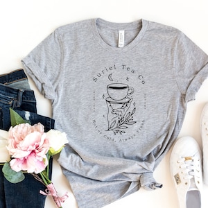Suriel Tea Co Tshirt,Acotar Tshirt,Bookish Sweat,Sarah J Maas Shirt,A Court Of Thorns And Roses Sweater,Suriel Tea Shirt,Acotar Shirt