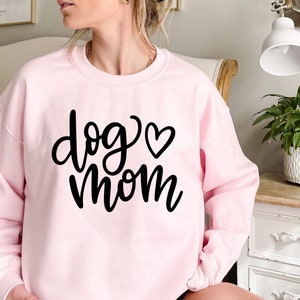 Dog Mom Sweatshirt, Dog Mom Gift, Fur Mama Sweater, Dog Lover Crewneck Sweater, Dog Owner Pullover, Mothers Day Gift, Retro Dog Mom Sweater