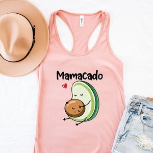 Pregnancy Tank Top, Pregnancy Reveal To Husband, Pregnancy Announcement T, Avocado Pregnant Shirt, Maternity T, Mamacado Pregnant tee