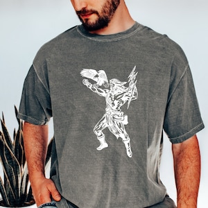 Comfort Farben Zeus T-Shirt,Zeus Gott des Blitzes Shirt,griechischer Gott Shirt,griechische Mythologie Shirt,Zeus der Gott des Blitzes Tee,griechische Mythologie