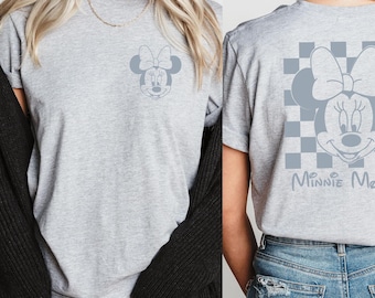 Retro Minnie Mouse Shirt Vintage Minnie Tee, Disney Vacation Shirt, Disneyland Minnie Shirt, Magic Kingdom Shirt Classic Minnie Tee mouse