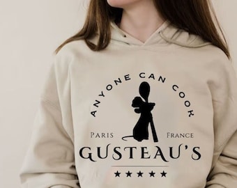 Anyone can cook hoodie, Ratatouille Sweatshirt, Disney Remy Shirt,Remy Paris Disney Gifts, Epcot shirt, Mouse Chef Shirt,Disneyworld Shirt