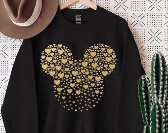 Disney Sweatshirt, Minnie Sweatshirt, Mickey Shirt, Disney Shirt, Minnie Shirt, Leopard Shirt, Leopard Print, Cheetah, Leopard Sweatshirt
