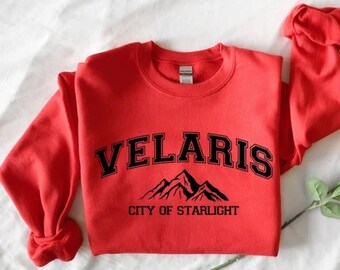 Velaris sweatshirt, The Night Court, SJM Merch, City of Starlight Sweater, ACOTAR Shirt, acotar velaris, bookis shirt, velaris shirt