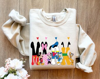 Chemise assortie pour vacances en famille Disney avec nom personnalisé, chemises voyage Disney personnalisées, chemises Parc Disney, Mickey Minnie personnalisé, Disney personnalisé