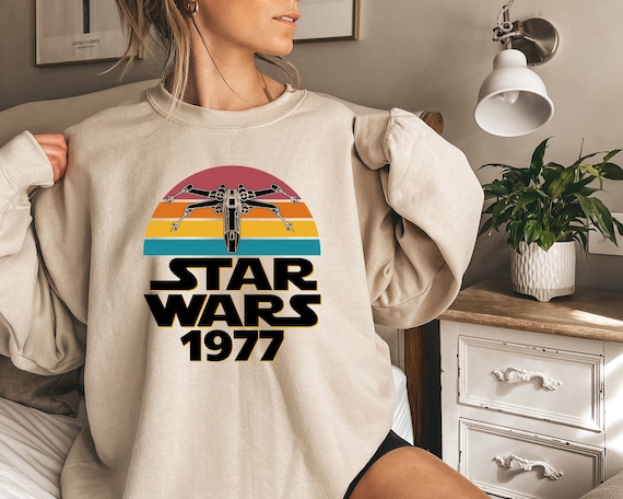 Star Wars 1977 Sweatshirt disney Star Wars Sweatshirt star Wars Tee vintage Star Wars disney Couple Sweatshirt Disney Trip Shirt Etsy