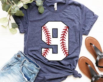 Baseball Numbers T Shirt, Baseball Custom Birthday Shirt, Baseball Mom Shirt,Personalized Baseball Tees, Custom Baseball Shirts,Baseball Boy