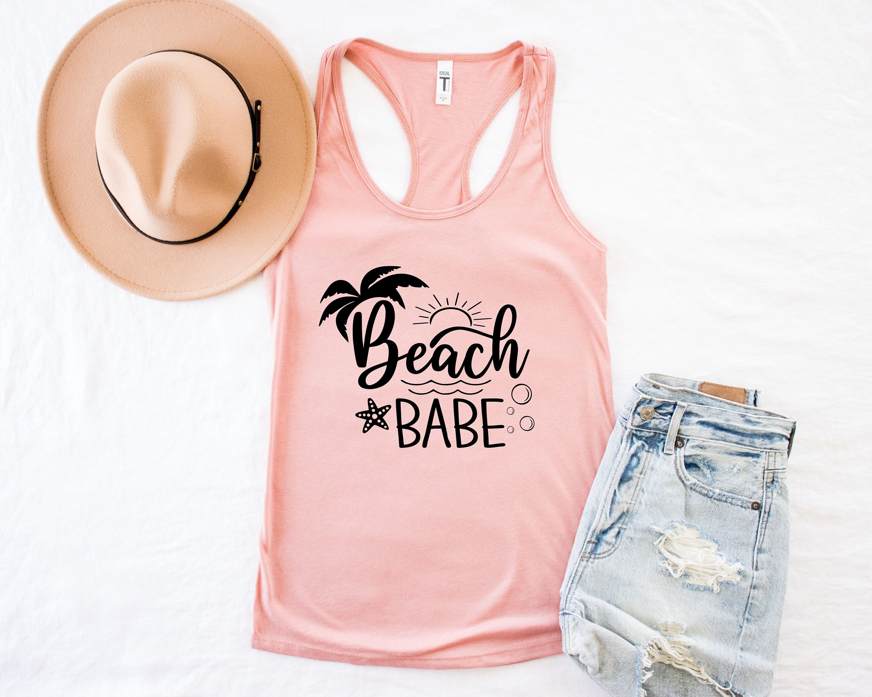 Beach Babe Tank Top,beach Babe Shirt Beach Summer Tank Tops