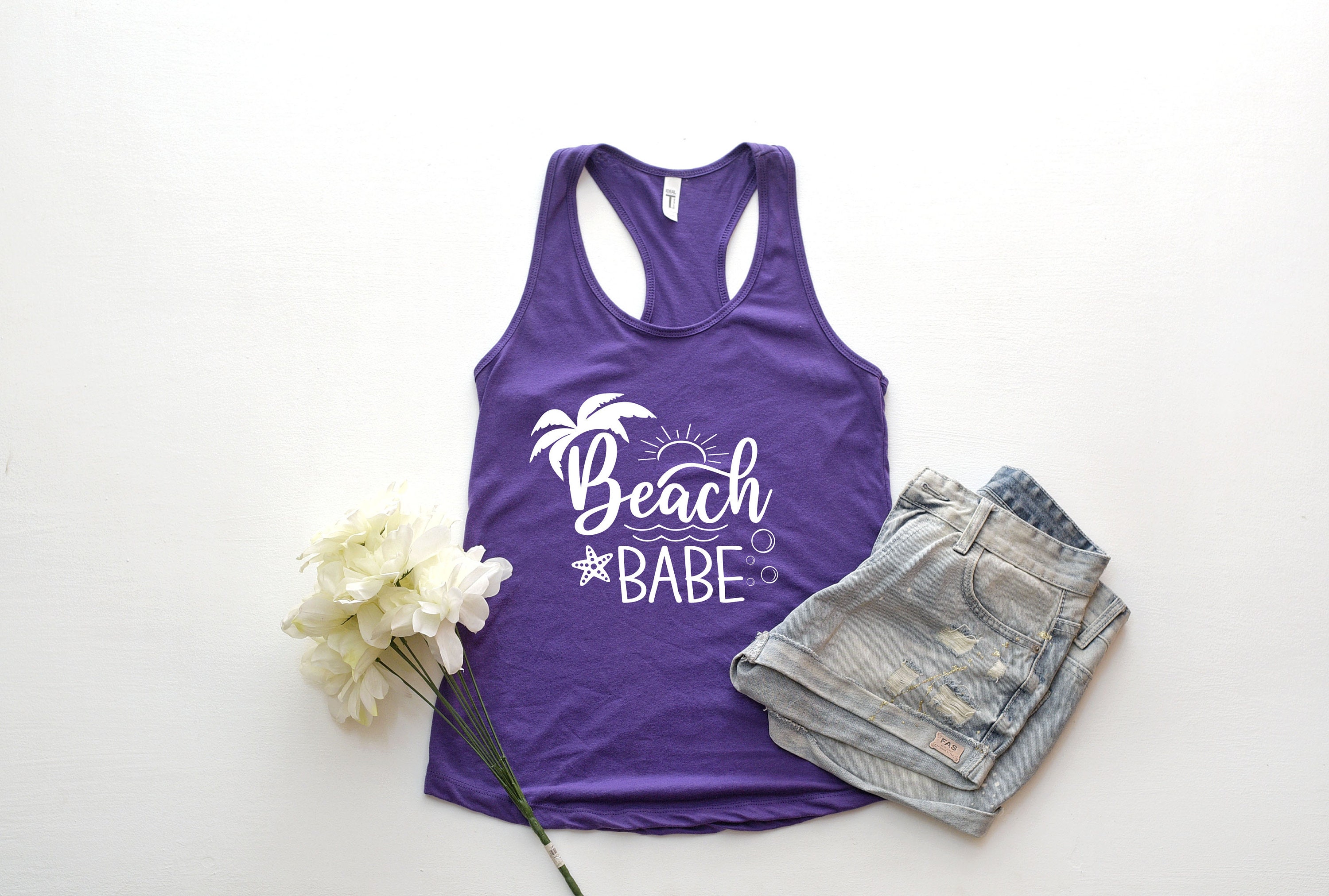 Beach Babe Tank Top,beach Babe Shirt Beach Summer Tank Tops