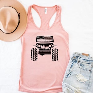 American offroad tanktop, Offroad forest shirt, USA Flag shirt, US Offroad, 4WD offroad shirt, Amarican Flag, 4wd Flag Usa, tank top, image 4
