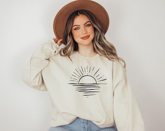 Sun Sweatshirt, Sunshine Sweatshirt, Sun Shirt Women, Sun Sweater, Womens Sunshine Shirt, Womens Sun Shirt, Sunshine Sweatshirt for Women