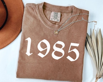 Birthday Tshirt,40th Birthday Shirts,Birth Year Number Shirt,Birthday Shirt Gift,Custom Year shirt,birthday sweatshirt,year shirt,birth year