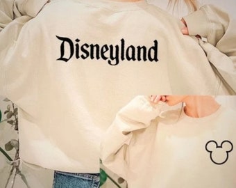 Disneyland Sweatshirt, Disney Sweater, Disneyland Shirt, Disney World Sweater, Disney Crewneck, Mickey Mouse, Minnie Mouse, Disney Shirt