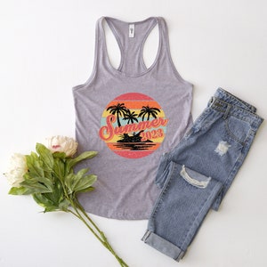 Summer 2023 Tank Top,Retro vintage summer tank,Summer tank, Summer Time Tank, Summer Trip Shirt, Summer Beach Shirt, Beach Girl Shirt image 4