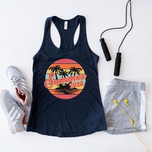 Summer 2023 Tank Top,Retro vintage summer tank,Summer tank, Summer Time Tank, Summer Trip Shirt, Summer Beach Shirt, Beach Girl Shirt image 2