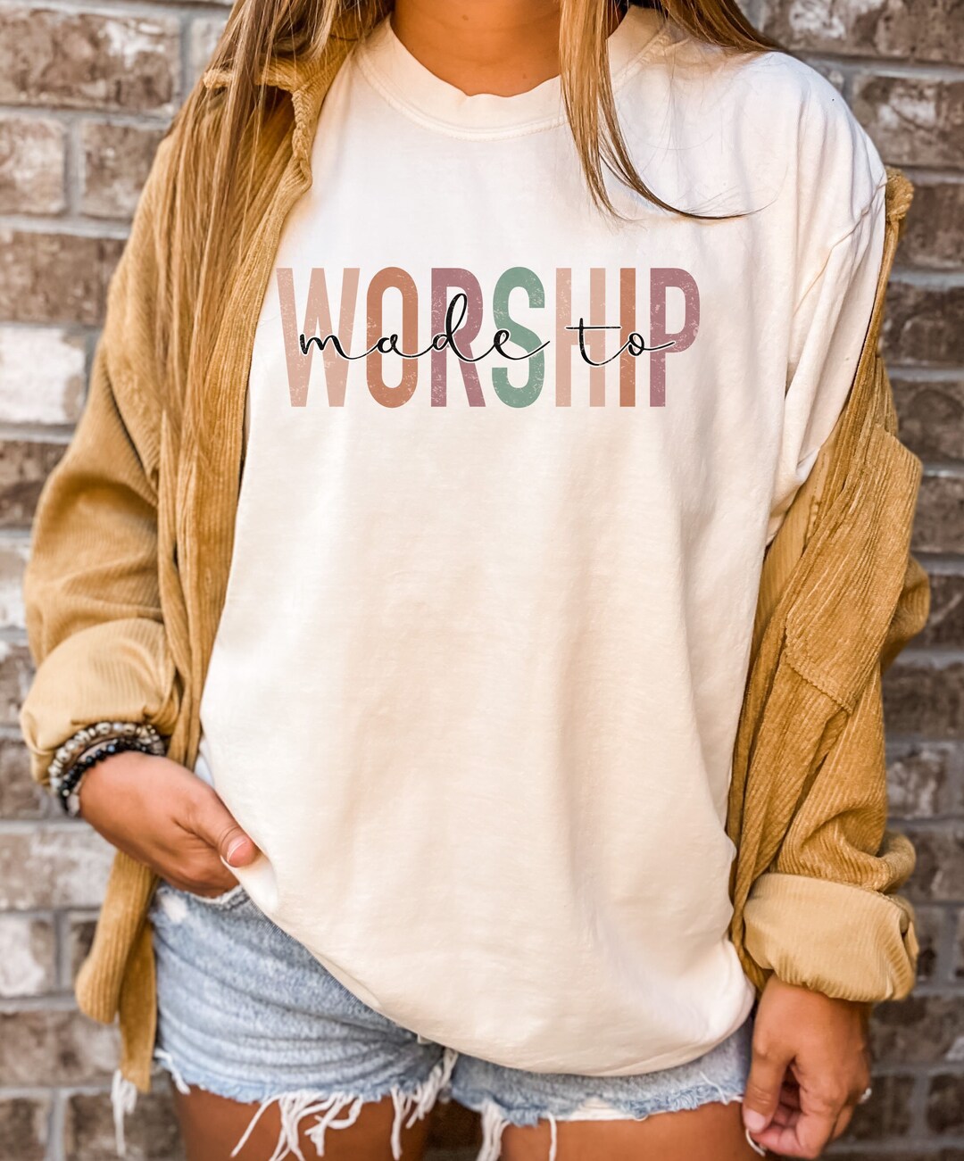 Comfort Colors Made to Worship Shirt, Faith Tshirt, Religious Shirt ...