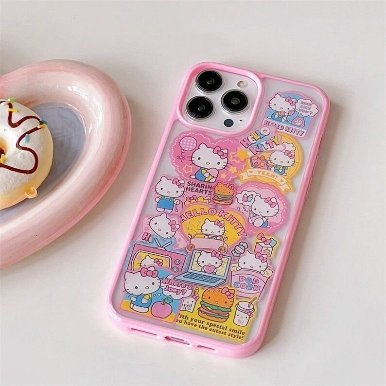 Cute Cartoon Sanrio Hello Kitty Kuromi Phone Cases for Iphone - Etsy