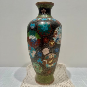 Antique Japanese Cloisonne Vase
