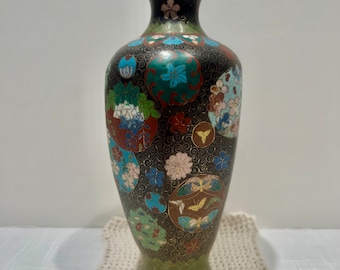 Antique Japanese Cloisonne Vase