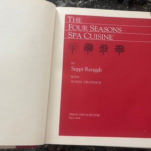 The Four Seasons Spa Cuisine, 1986