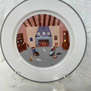 Vintage Villeroy & Boch Naif Christmas Plate