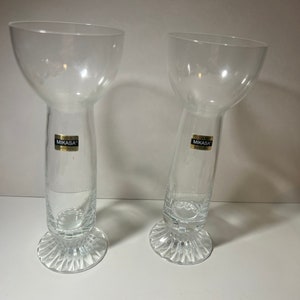 Set of two Mikasa Crystal candle holders/ vase