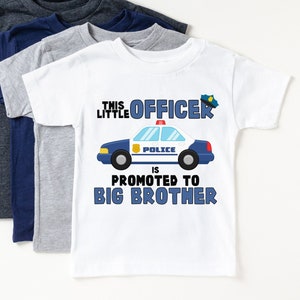 Big Brother Police Shirt, Big Bro Police Officer Brother Shirt, Sheriff Sergeant Big Brother Announcement Shirt, Pregnancy Baby Reveal