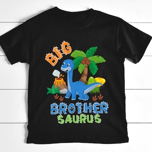 Dinosaurier Big Brother Shirt, T Rex Bruder Shirt, Dinosaurier gefördert Big Brother Ankündigung Shirt, Bruder zu sein, Schwangerschaft Ankündigung